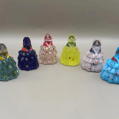 Vintage Boyd’s Art Glass - Nancy Dolls Set Of 6