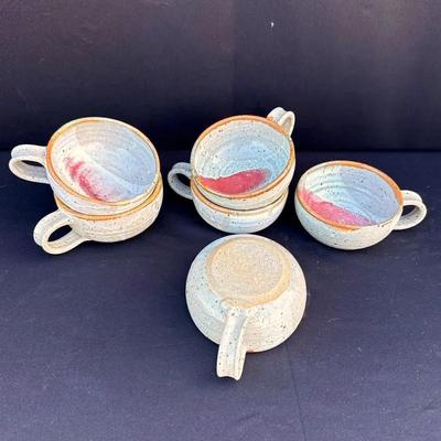 Handmade Pottery Cappuccino Mugs or soup bowls