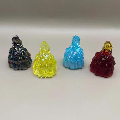 Vintage Boyd’s Art Glass - Nancy Dolls Set Of 4