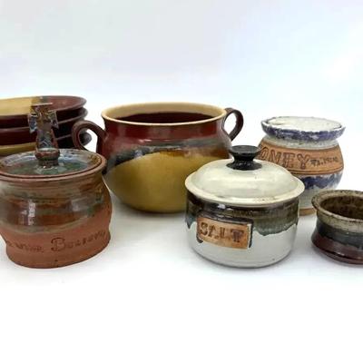 Handmade Pottery, Bowls & Crocks, Salt Cellar