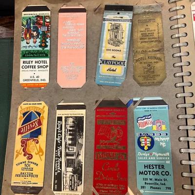 1930s-50s Vintage Matchbook Art Covers - Over 400 In Lot
