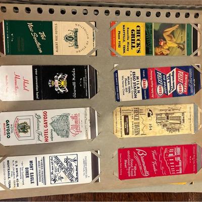 Vintage 1930S Through 1950S Matchbook Covers 