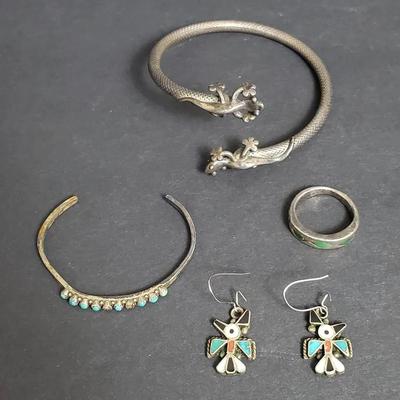 Sterling Silver & Turquoise Southwestern Jewelry