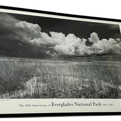 Clyde Butcher Signed Everglades 50th Anniversary Print, Framed, 24×36"