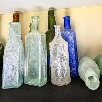 Antique & Vintage Bottles - Some Iridescent