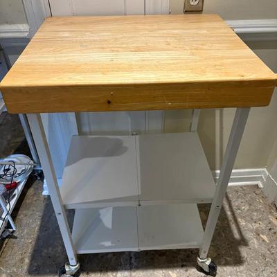 Folding Kitchen Island Cart