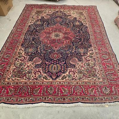 Tabriz Iranian Handmade Wool & Cotton Rug 11' 1" × 8' 3"