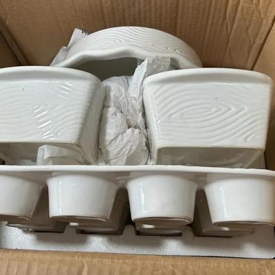 Temptations Ceramic 4pc Bakeware Set - NIB