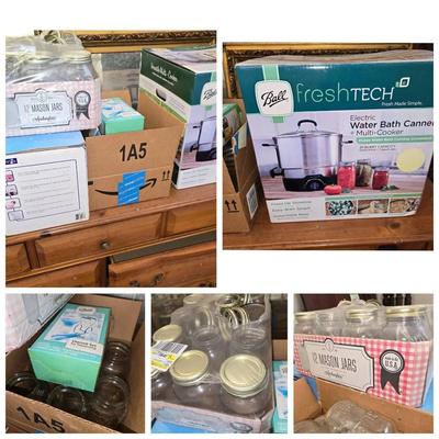 Mason Jars, Canning Supplies, Ball Water Bath Canner 