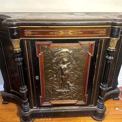 Antique Renaissance Revival Parlor Cabinet