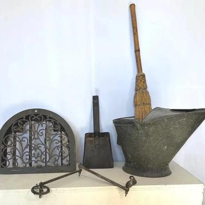 Fireplace & Hearth Tool Set – Circa 1880s-1930s