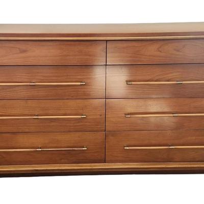 Hedredon Heritage Mid-Century Walnut Bedroom Furniture Set – 2 Dressers