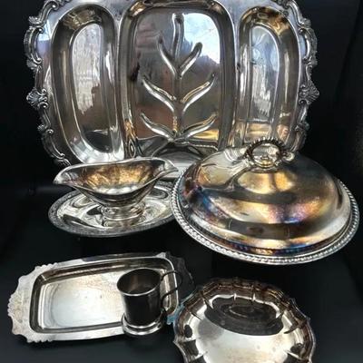 Silver-Plated Tableware – W&S Blackinton, International Silver Co., Wm. Rogers & Son