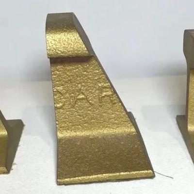 Heavy Cast Metal Bookends – Mid-Century / Industrial Modern Style