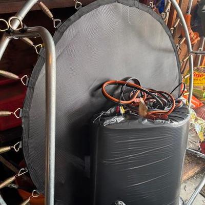 Sale Photo Thumbnail #2: trampoline including net/poles