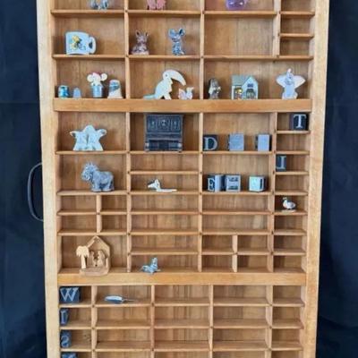 Type Setters Letter Tray Collectable Art 