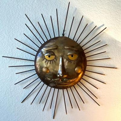 Brutalist Sun Sculpture 