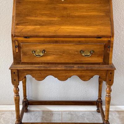Ethan Allen Secretary Desk 