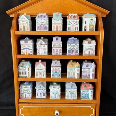 Lenox Spice Village Jar Set 1989