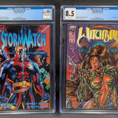 CGC Graded Comics: Witchblade #8 & Stormwatch #0