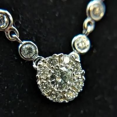 Platinum Diamond Necklace, NAGL #1227018