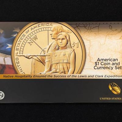 2014 Native American $1 Coin and Currency Set