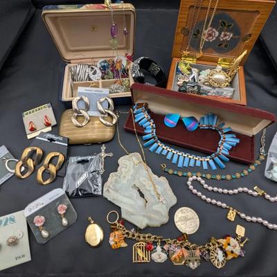 Misc Jewelry and Boxes - Earrings, Necklaces, & Pins
