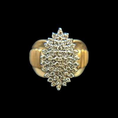 10K Two-Tone Gold Diamond Ring, NAGL #1227011