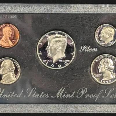 1992 Silver US Mint Proof Set