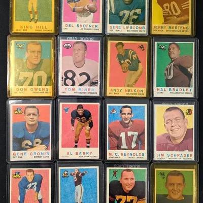 1959 Topps Football Cards