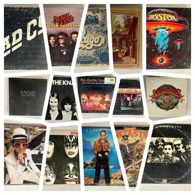 Lp records late 70s pop rock lot 2