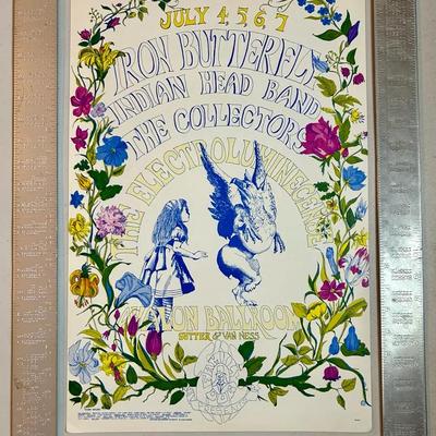 Iron butterfly indian head band collectors avalon 74 768 fd 126