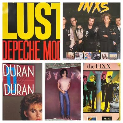 Music posters late 80s ish