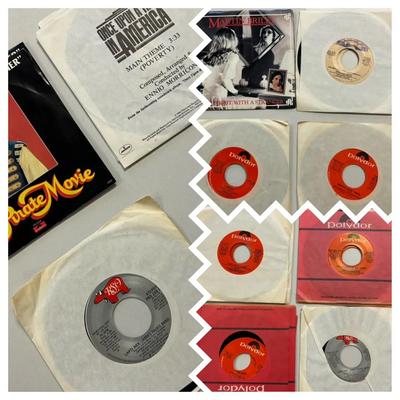 45 rpm records toto dune indiana jones, jabba the hutt, and more