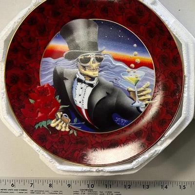 Grateful dead collector plate one more saturday night stanley mouse