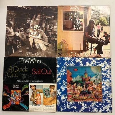 Lp records rolling stones the who, zeppelin, pink floyd