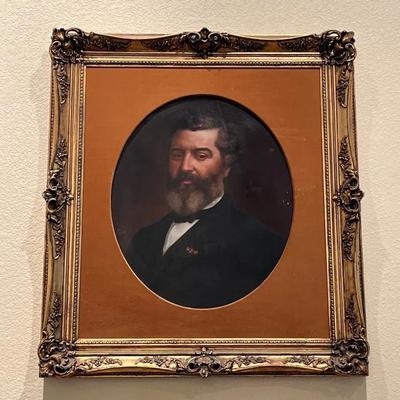 Late 19th Century/Early 20th Century, Portrait of A Man Oil on Canvas with COA | Artist Unknown