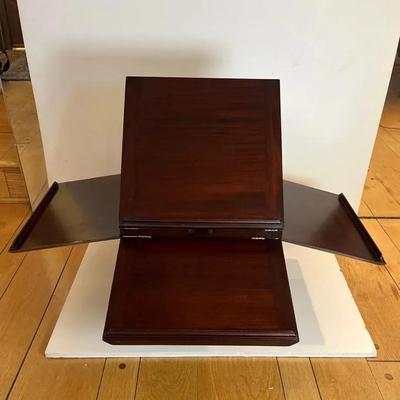 Vintage Mahogany Revolving 5-Book Bookstand with Receipt | Excellent Condition