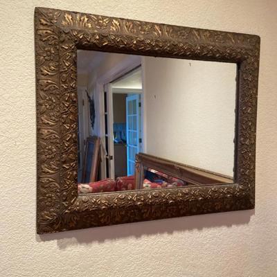 Gold Ornate Framed Mirror