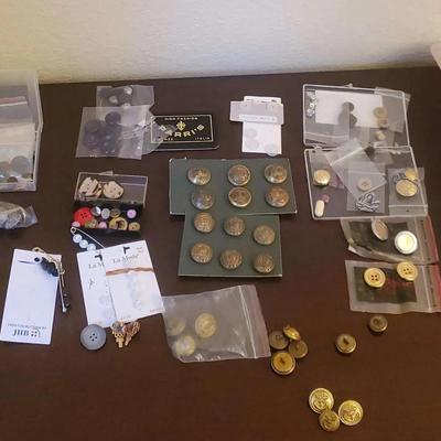 Button Collection, Vintage and Contemporary