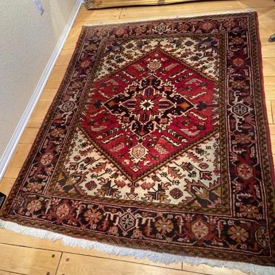 Persian Area Rug 6x4Ft
