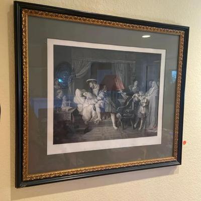 Mort De Leonard Da Vinci Print | Framed