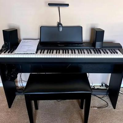Casio PX-330 Privia Keyboard + Extras