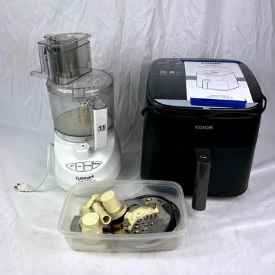Pair of Small Kitchen Appliances Air Fryer/ Food Processor