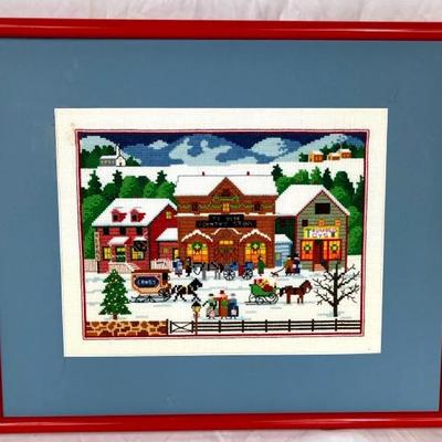 Winter Scene Needlepoint
