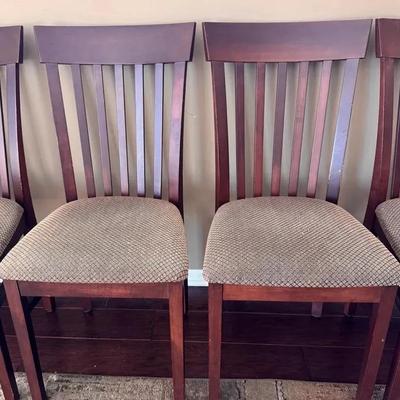 Slat Back Dining Chairs - Qty 6