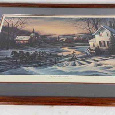 “Together for the Season” by Terry Redlin - Signed Print