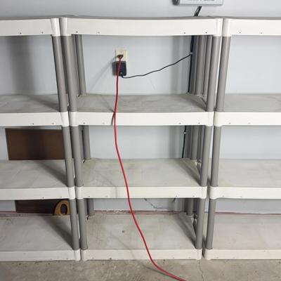 Plastic Storage Shelving Units (3)#1 