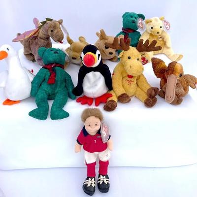 Ty Beanie Babies (9), Teenie Beanie Boppers (1), Ronald McDonald House (12) 