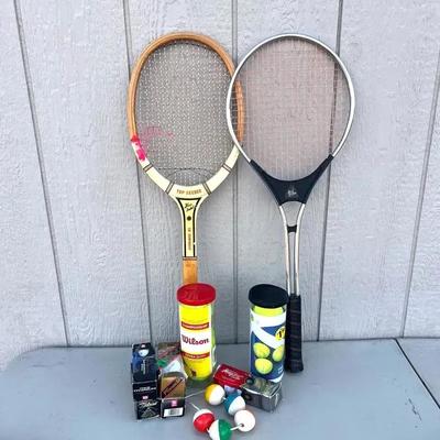 Tennis Racquet, Tennis Balls, Golf Balls and more